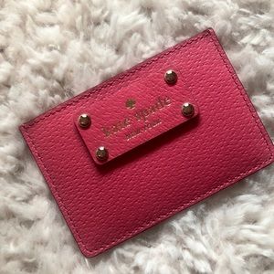 Kate Spade Caberet Pink Card Holder Wallet